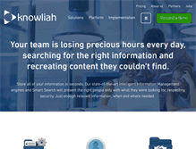 Tablet Screenshot of knowliah.com